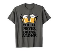 Camiseta You Will Never Drink Alone | Cerveza, Fútbol Camiseta