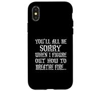 Camiseta You'Ll All Be Sorry When I Figure out Carcasa para iPhone X/XS