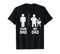 Camiseta Your Dad vs My Dad BBQ Fun Dad Joke Camiseta
