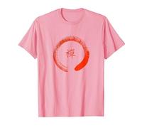 Camiseta Zen Circle - Inspirada en Tao Camiseta, Hombre, Rosado, L