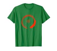 Camiseta Zen Circle - Inspirada en Tao Camiseta, Hombre, Verde Kelly, L