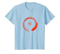 Camiseta Zen Circle - Inspirada en Tao Camiseta, Niños, Azul Bebé, 2 años