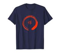 Camiseta Zen Circle - Inspirado en Tao Camiseta, Hombre, Azul Marino, 4XL