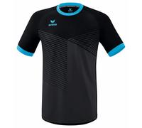 erima Maillot Mantua, Negro/Curacao, Medium para Hombre