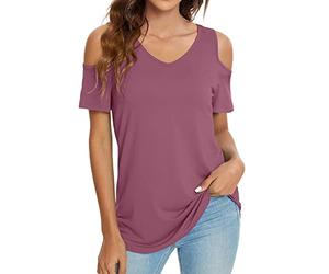 Camisetas Algodon Baratas Camiseta De Manga Corta Ajustada Informal con Diseño De Personalidad, Camiseta De Manga Corta para Mujer Camisetas Mujer Originales Camiseta Manga Larg Flor Cuello Ofertas