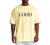 Camisetas Básicas De Manga Corta para Hombre, Classics Unicolor Camiseta Letra de Imprenta Sencilla Deporte Flexibles Urbano Manga Corta Sudadera Deportiva Camiseta De Exterior