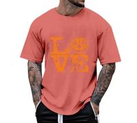 Camisetas Basicas Hombre,Camiseta con Estampado De Calabaza De Halloween para Hombre Informal CóModa De Manga Corta para Uso Diario Deportes Y Actividades De Ocio Ligera Y Transpirable