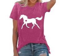 Camisetas blancas Tone-s para mujer para el verano, hot pink, M