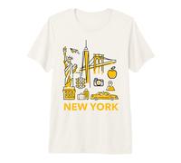 Camisetas con gráfico de la Ciudad de Nueva York para Hombre - New York Camiseta Premium