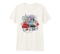 Camisetas con gráficos novedosos de Cool London UK, Londres, Inglaterra Camiseta Premium