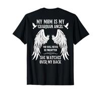 Camisetas conmemorativas de My Mom is My Guardian Angel In Heaven Camiseta