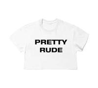 Camisetas Cortas De Algodón IveSecret con Letras Gráficas, Top De Verano Unisex(White 03,L)