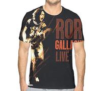 Camisetas cortas divertidas de Rory-Gallagher para hombre, blanco, 54