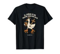 Camisetas Cristianas en español con Frases Biblia Salmo 23 Camiseta gráfica económica