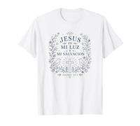Camisetas Cristianas en español con Frases Biblia Salmo 27:1 Camiseta