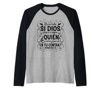 Camisetas Cristianas En Español Frases Biblia Jesús Te Ama Camiseta Manga Raglan