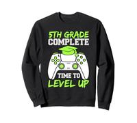 Camisetas de 5to grado Complete Time To Level Up, graduación para niños Sudadera