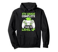 Camisetas de 5to grado Complete Time To Level Up, graduación para niños Sudadera con Capucha
