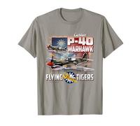 Camisetas de aviación: P-40 Warhawk Flying Tigers Camiseta