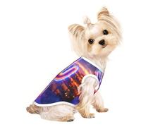 Camisetas de cactus de ciencia ficción para perros, ropa suave y transpirable, fácil de poner y quitar, adecuada para mascotas pequeñas