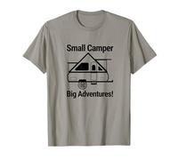 Camisetas de Camping Small Camper Big Adventure Camiseta