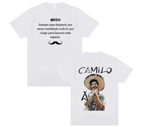 Camisetas De Cantante Camilo Tribu Album Tour 2025 Merch para Mujer, Camiseta Vintage De Los Años 90, Camiseta Informal Harajuku De Verano (C XS)