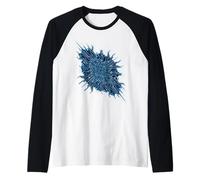 Camisetas de Cine de Ciencia ficción para Hombre, CPU Camiseta Manga Raglan