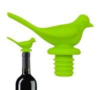 Camisetas de cuello en V para mujer, cierre de pájaro 3D reutilizable | Tapón de botella de champán de silicona, para champán, bebidas, cerveza, bar, cocina, conservación