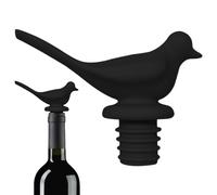 Camisetas de cuello en V para mujer, tapón de pájaro 3D, bonito sellador de botellas, para champán, bebidas alcohólicas, cerveza, bar, conservación