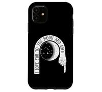 Camisetas de diseño gráfico Cool Space Love, I Love You to The Moon Carcasa para iPhone 11