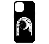 Camisetas de diseño gráfico Cool Space Love, I Love You to The Moon Carcasa para iPhone 12/12 Pro
