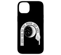 Camisetas de diseño gráfico Cool Space Love, I Love You to The Moon Carcasa para iPhone 14 Plus