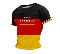 Camisetas de fútbol de Alemania para hombre, camiseta de la Copa Mundial de Fútbol de Alemania 2026, camisetas de verano con cuello redondo, camisetas casuales que absorben la humedad, ajuste regular