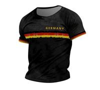 Camisetas de fútbol de Alemania para hombre, camiseta de la Copa Mundial de Fútbol de Alemania 2026, camisetas de verano con cuello redondo, camisetas casuales que absorben la humedad, ajuste regular