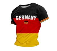 Camisetas de fútbol de Alemania para hombre, camiseta de la Copa Mundial de Fútbol de Alemania 2026, camisetas de verano con cuello redondo, camisetas casuales que absorben la humedad, ajuste regular
