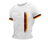 Camisetas de fútbol de Alemania para hombre, camiseta de la Copa Mundial de Fútbol de Alemania 2026, camisetas de verano con cuello redondo, camisetas casuales que absorben la humedad, ajuste regular