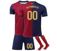 Camisetas de Fútbol Personalizadas Niño/Adulto con Nombre y Número - Equipación Completa (Camiseta, Pantalón, Calcetines) Ideal para Partidos y Entrenamiento Figura 2