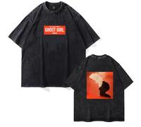 Camisetas De GHOSTGIRL Álbum Fans Apoyan Camiseta De Algodón De Verano Unisex(Black A,XL)