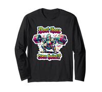 Camisetas de Gimnasio Retro para Hombre, gráfico para Mujeres, Divertidas Cosas de Meme Manga Larga