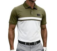 Camisetas de golf con la bandera estadounidense para hombre, trajes del 4 de julio, talla grande, camiseta casual de negocios, camiseta de manga corta, camisetas patrióticas de verano, camisetas de