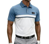 Camisetas de golf con la bandera estadounidense para hombre, trajes del 4 de julio, talla grande, camiseta casual de negocios, camiseta de manga corta, camisetas patrióticas de verano, camisetas de