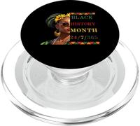 Camisetas de historia negra, diseño del mes de la historia negra 24/7/365 PopSockets PopGrip para MagSafe