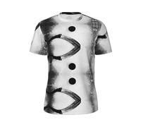 Camisetas de hockey sobre hielo de secado rápido para hombre, camisetas de gimnasio que absorben la humedad, camisas de entrenamiento de manga corta para deportes, Negro -, Small