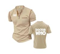 Camisetas de Hombre for Correr de Manga Corta for Doctor Who Camisetas de Gimnasio de Secado rápido Camisetas de Entrenamiento Ligeras Que absorben la Humedad(D,3XL)