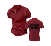Camisetas de Hombre for Correr de Manga Corta for Doctor Who Camisetas de Gimnasio de Secado rápido Camisetas de Entrenamiento Ligeras Que absorben la Humedad(B,XL)