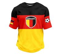 Camisetas de la Copa del Mundo 2026 para hombre, camiseta de la Copa Mundial de Fútbol de Alemania 2026 para hombre, camisetas ligeras de manga corta con bandera alemana, camisetas casuales de verano
