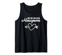 Camisetas de Luna de Miel para Parejas Estamos en Nuestra Camiseta de Luna de Miel Camiseta sin Mangas