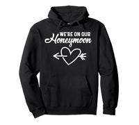 Camisetas de Luna de Miel para Parejas Estamos en Nuestra Camiseta de Luna de Miel Sudadera con Capucha