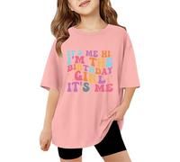 Camisetas de Manga Corta con Estampado de para niñas y niños Camiseta básica de Cuello en Estilo Casual y cómodo para Uso Diario Simpatía Que se Adapta a su Talla