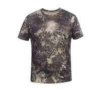 Camisetas de manga corta para hombre, de secado rápido, ligeras, transpirables, cómodas, camuflaje, activas, atléticas, para correr, trabajo, entrenamiento, deportes, con protección solar UV UPF 50+,